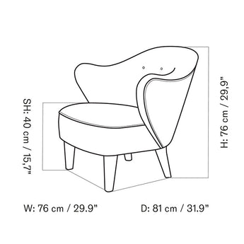 Audo Ingeborg Lounge Chair Sheepskin Display