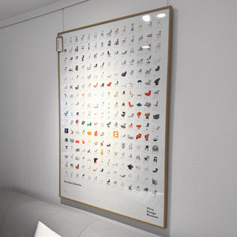 Vitra Design Museum The Chair Collection Poster 119x84cm