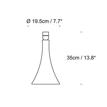 Innermost Trumpet Base 35 Chrome