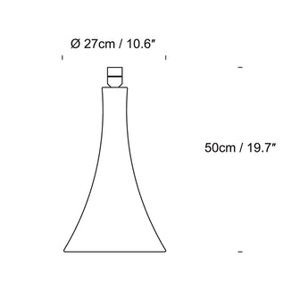 Innermost Trumpet Base 50 Chrome