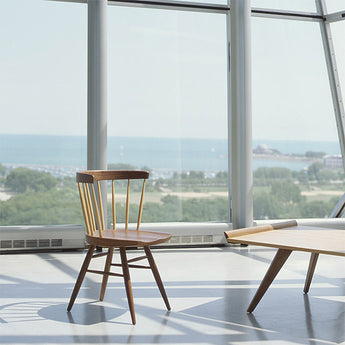 Knoll Nakashima Splay-Leg Table Hickory & Walnut