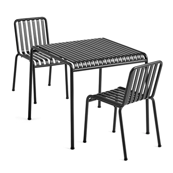 HAY Palissade Small Outdoor Dining Bundle Anthracite