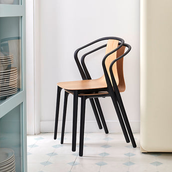 Vitra Belleville Armchair Wood