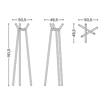 Hay Knit Coat Stand Display